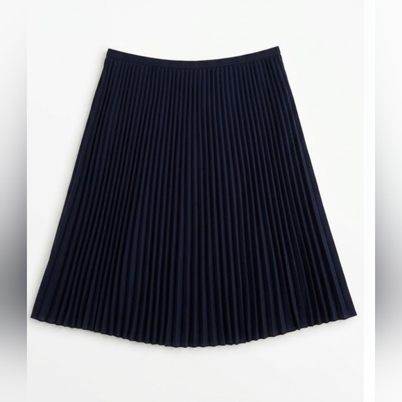 Ralph Lauren Dresses & Skirts - Lauren Ralph Lauren Pleated Skirt 2 Navy A-Line Preppy Classic